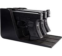 BOOSTEADY Support Armes, Support de Stockage d'Armes à Feu, Support de Pistolet pour Rangement de 3 Pistolets, Porte Fusil de Chasse, Accessoires d'Armes à Feu, Noir