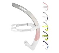 BOOSTEADY Tuba Frontal Natation Diamètre XL: Accessoires Piscine Tuba Plongée de Sangle Ajustable Homme/Femme, Swim Essentials avec Embout Silicone et Clapet Anti-Retour pour Entraînement Fluide