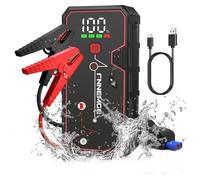 Booster 4000A 12V Jusqu’8L Essence/6 5L Diesel LED Port USB HD Écran Large Jump Starter