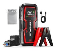 Booster 6000A 12V Tous Essence/8L Diesel Jump Starter LED Écran HD Port Charge USB