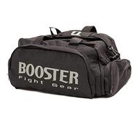 Booster B-Force - Sac de Sport et Sac à Dos 2 en 1, Sac de Gym Robuste en Polyester 600D, déperlant, idéal pour Les Arts Martiaux, Le Fitness, l'entraînement et Les Voyages - Noir - Grand