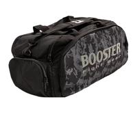 Booster B-Force - Sac de Sport et Sac à Dos 2 en 1, Sac de Gym Robuste en Polyester 600D, déperlant, idéal pour Les Arts Martiaux, Le Fitness, l'entraînement et Les Voyages - Noir - Petit
