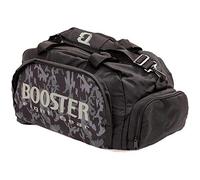 Booster B-Force - Sac de Sport et Sac à Dos 2 en 1, Sac de Gym Robuste en Polyester 600D, déperlant, idéal pour Les Arts Martiaux, Le Fitness, l'entraînement et Les Voyages - Camo Gris - Grand