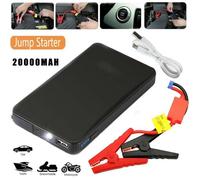 Booster Batterie 20000mAh Démarreur de Voiture 12V Portable Car Jump Starter avec Pinces de Sûreté Intelligentes