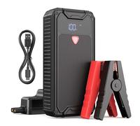 Booster Batterie 4000A 26800mAh Jump Starter Portable (Jusqu’à 10L Diesel ou All Gas) Démarrage de Voiture 12V avec Pinces de Sûreté Intelligentes Câble de Type-C 12 Mois en Veille