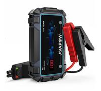 Booster Batterie Voiture,1500A/8000mAh Booster de batterie portable,12V 7L Gas/5.5L Diesel,avec USB Quick Charging,Jump Starter