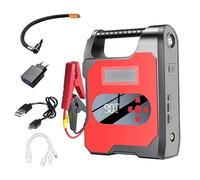 Booster Batterie Voiture 3000A, Portable Jump Starter à Essence Jusqu'à (Jusqu’à 8.5L Essence/8.0L Gazole), 32000mah Booster Batterie Voiture avec Fonction de Gonfleur, Lampe à LED, 12V