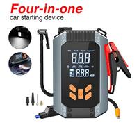 Booster Batterie Voiture 4 en 1 - 1000A Démarreur - 150PSI - Avec écran - Démarrage/Gonflage/Charge/Eclairage -Auto Moto SUV Camion