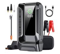 Booster Batterie Voiture 4000A Portable - 12V Jump Starter - Pinces Intelligentes avec Écran, Lumière LED - Booster Batterie