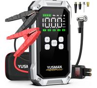 Booster Batterie Voiture-5000a Démarreur De Voiture 12v(Jusqu'à All Gas/10.0l Diesel),Démarreur Avec 150 Psi Compresseur D¿Air,Jump Starter Avec Pinces De Sûreté Intelligentes,Lampe À Led.[Y1067]