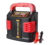 Booster Batterie Voiture,Booster Batterie Automobile Chargeur de Batterie 350W 14A Adjust Bornes Chargeur de Batterie 12V-24V Voiture Jump Starter Portable