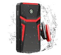 Booster Batterie Voiture Lithium UltraSafe, Démarreur de Voiture 1500A 12V, Chargeur Batterie Portable USB et Câbles de Démarrage pour Moteurs à Essence Jusqu'à 6,0L et Moteurs Diesel Jusqu'à 4,0L