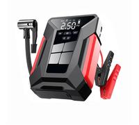 Booster batterie voiture,Multifonctionnel 4 en 1,12V 1200A Demarreur Batterie Voiture avec Gonfleur 150 PSI,avec Lampe LED,