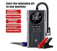 Booster Batterie Voiture Portable 1800 A courant de crête 1800 A - gonfleur de pneus 60 W avec affichage numérique 4 fonctions