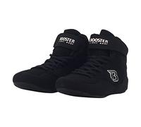 Booster BCS Chaussures de Boxe Noires - Bottes de Boxe légères pour la Boxe, Le Kickboxing et l'entraînement, offrant Une adhérence optimale - Größe 42 (EU)