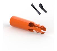 Booster d'air pour souffleur de feuilles - Embout turbo universel pour souffleurs de 5,2 à 10,2 cm, amplificateur de flux d'air Cyclone 2 x qui augmente instantanément le flux d'air pour cour, pelouse