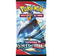 Booster de 10 cartes Pokémon Epée et Bouclier 05 Styles de Combat Modèle aléatoire Multicolore G