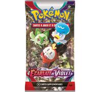 Pokemon Scarlet and Violet Sleeved Assorted (French), LT-184-55644, Multicolore, Taille Unique