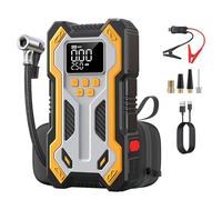 Booster de Batterie de Voiture, Banque d'alimentation Mobile de Grande capacité, Pompe à air Portable, Prend en Charge Le démarrage à Froid extrême de -20 ℃, avec lumière de Secours SOS (10000 mAh)
