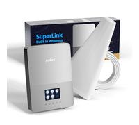 Booster de téléphone portable pour la maison, bande 12/17/13/5/2/25/4/66, jusqu'à 6000 m², amplificateur de signal de téléphone portable avec écran LCD, 5G, compatible avec tous les fournisseurs