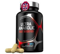 Booster de Testostérone pour Homme - ULTRA ANABOLIC, Formule Renforcée pour la Testostérone, la Musculation, l’Énergie & la Libido - Complément Végan au Magnésium et Zinc, 90 Gélules