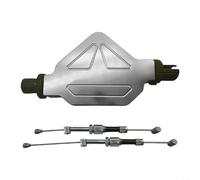 Booster d'embrayage en aluminium CNC pour moto tout-terrain pour câble de traction générale, finition rouge, maniabilité améliorée et durabilité légère pour l'équitation (LHZLQ-002 argenté)