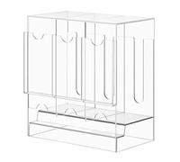 Booster Pack de rangement - Distributeur de booster transparent | Organiseur de cartes à collectionner à 3 emplacements | Organiseur peu encombrant pour chambre, affaires, jeux, commerce, maison