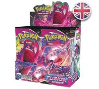 BOOSTER POKEMON LOT 8 BOOSTERS POKEMON EPEE ET BOUCLIER POING DE FUSION SWORD AND SHIELD FUSION STRIKE 72 CARTES VERSION US