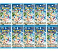 Booster Pokemon sv7a - Écarlate & Violet Paradise Dragona (Édition Coréenne Officielle, 5 Cartes par Booster, Scellé & Protégé, Équivalent Étincelles Déferlantes) (10X Boosters)