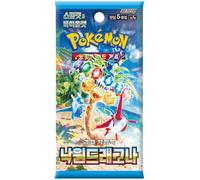 Booster Pokemon sv7a - Écarlate & Violet Paradise Dragona (Édition Coréenne Officielle, 5 Cartes par Booster, Scellé & Protégé, Équivalent Étincelles Déferlantes) (01X Booster)