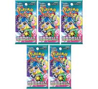 Booster Pokemon sv9 - Écarlate & Violet Battle Partners (Édition Coréenne Officielle, 5 Cartes par Booster, Scellé & Protégé, Équivalent Aventures Ensemble) (05X Boosters)