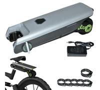Booster pour Vélo, Kit De Conversion électrique pour Vélo à Installation Rapide avec 6 Adaptateurs De Tige De Selle, 1 Collier De Serrage De Tige De Selle, Vitesse Maximale De 25 Km/h Green