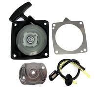 BOOSTI Démarreur à câble + joint d'entraînement pour débroussailleuse, outil multifonction avec moteur de 43 cm³ à 52 cm³, par exemple Fuxtec Rotfuchs Brast Timbertech Einhell Ryobi Nemaxx Berlan