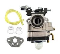 BOOSTI Kit de carburateur pour débroussailleuse Scheppach MFH3300-4P / Sunseeker SK-C33/SS avec tuyau d'essence