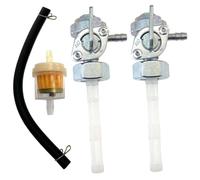 BOOSTI Lot de 2 robinets d'essence universels avec interrupteur M16 x 1,5 pour générateurs à essence 5,5 CV 168 F 170 F 196 CC 208 CC