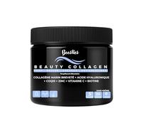 BOOSTIES Beauty Collagen - Collagène marin breveté en poudre 5 000 mg + Acide Hyaluronique, Vitamine C, Zinc, Biotine - Peau, Cheveux, Ongles - Efficacité prouvée - Type 1 et 3-150 g (30 portions)