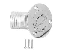 Boot Kuuleyn Boat Gas Catch à gaz pour bateau, remplissage de pont de bateau 45 ° 316 acier inoxydable 38 mm Couvercle de remplissage avec capuchon sans clé pour le yacht marin (WASTE)