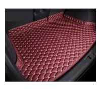 Boot Mat Weather Car Mat for Car Protection Con Tapis Coffre sur Mesure Cuir Voiture Protection Intérieure pour MG ZS EV HS EHS MG5 MG4 Mulan Marvel R 2017 2022(Wine Red,Marvel R)