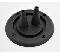 Boot & Motor Double passe-câble/soufflet noir D = 105 mm