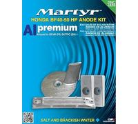 Boot & Motor Jeu d'anodes en aluminium pour Honda BF40-50PS