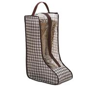 Boot Organizer Storage Bag, Tall Boots Storage Bag, 11.02x7.87x11.02 inches / 11.02x7.87x18.9 inches, Black & White Color, Shoe Holder Organizers for House Compartment