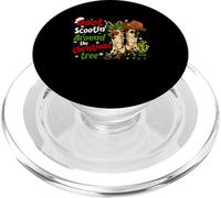 Boot Scootin' Around The Christmas Tree Country Western PopSockets PopGrip pour MagSafe