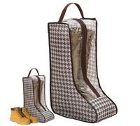 Boot Storage Bag, Portable Boot Organizer, 11.02x7.87x11.02 inches & 11.02x7.87x11.02 inches Tall and Short Boots Holder, and Breathable Design, Easy Carry Handle,