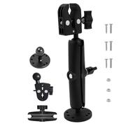 Boot Trolling Motor Stabilisator Halterung - Robuste Aluminium Legierung Motor Mount Für Kajak, Kanu & Fischerboot | Verstellbar 180° Drehbar, Vibrationsdämpfung & Sichere Klemmmontage