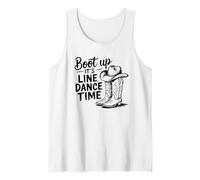 Boot Up It’s Line Dance Time Danse Country Design Débardeur