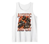 Bootleg autiste Gay Grim Reaper Biker Dark Fantasy Bootleg Débardeur