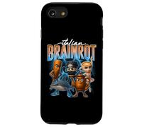 Bootleg Brainrot Italian Funny Squad Kids AI Monster Coque pour iPhone SE (2020) / 7 / 8