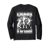 Bootleg Chaos est Mon Rap Vintage Cardio Funny Zombie Goats Manche Longue