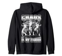 Bootleg Chaos est Mon Rap Vintage Cardio Funny Zombie Goats Sweat à Capuche