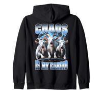 Bootleg Chaos est Mon Rap Vintage Cardio Funny Zombie Goats Sweat à Capuche
